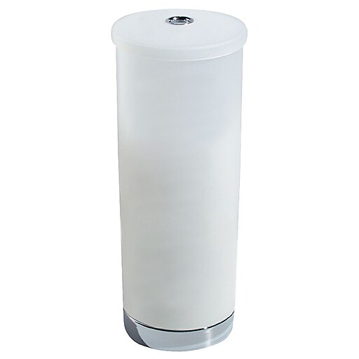InterDesign Aria Toilet Paper Roll Holder Reserve Canister