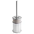Unknown InterDesign Kent Toilet Bowl Brush And Holder For Bathroom Storage - Black