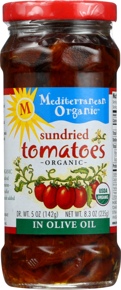 Mediterranean Organic Sundried Roma Tomatoes In Olive Oil
