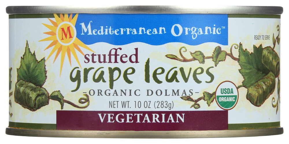 Mediterranean Organic Organics Grape Leaves, Stuffed, Dolmas