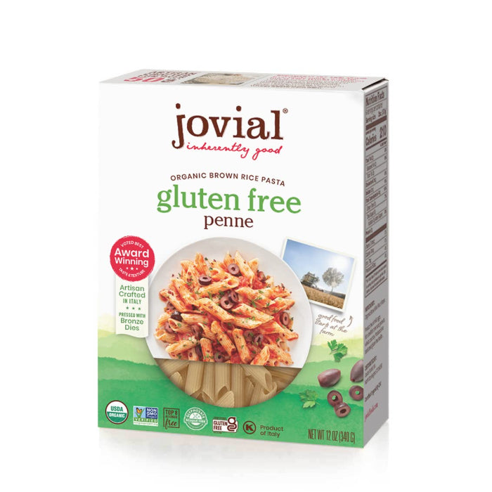 Jovial Brown Rice Pasta Penne Rigate 12 Oz
