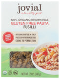 Jovial Brown Rice Pasta Fusilli 12 Oz