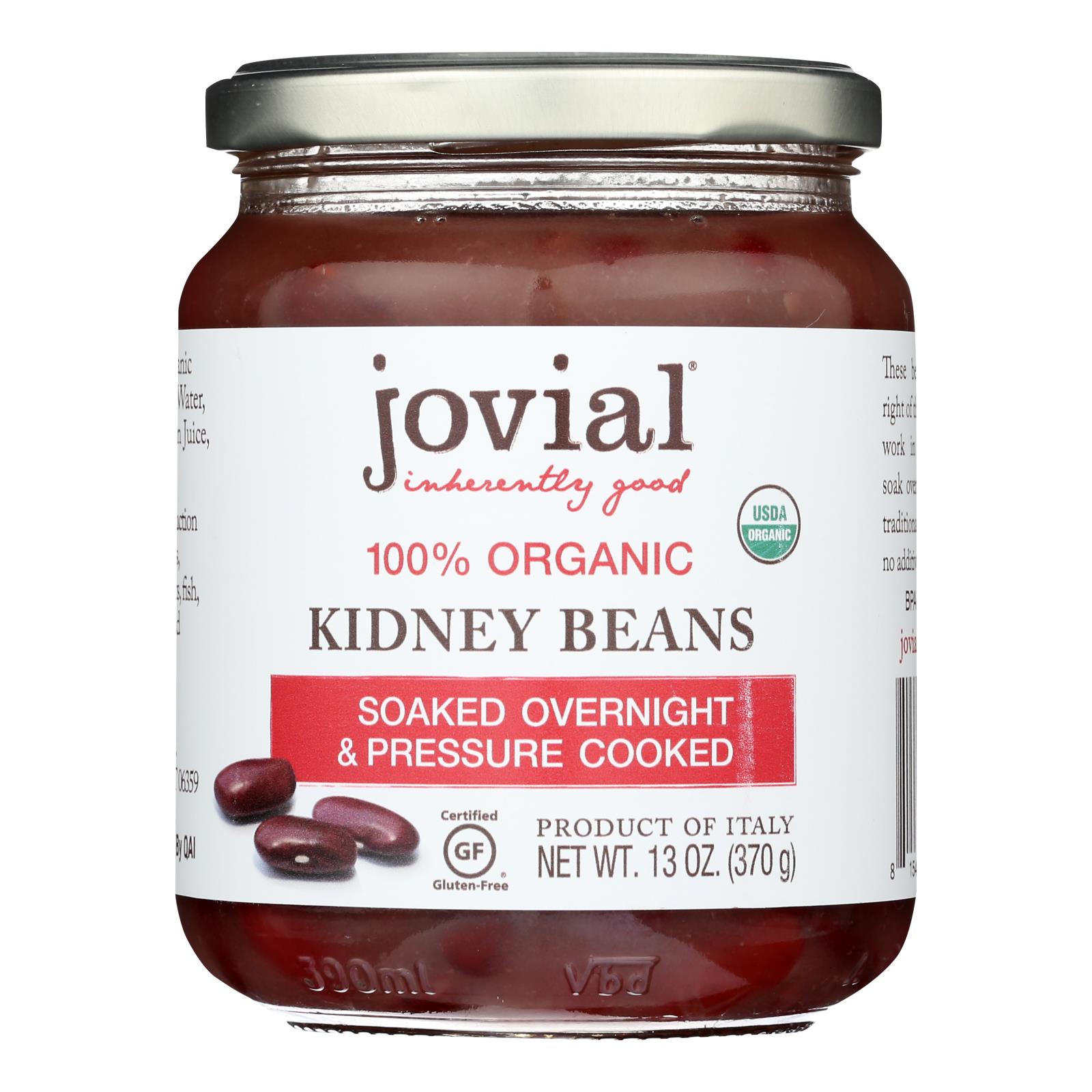 Jovial Beans Organic Kidney – Case Of 6 – 13 Oz
