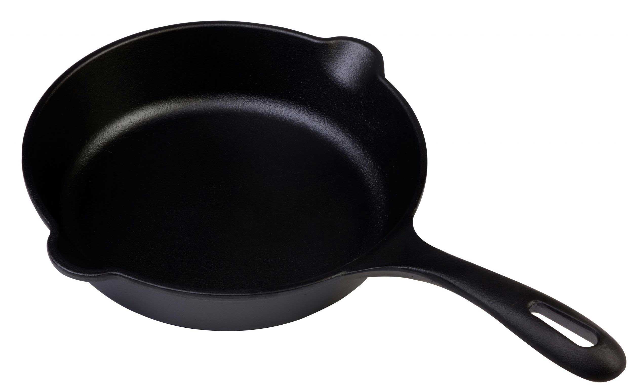 Victoria Seasoned Cast Iron Skillet 8" Black