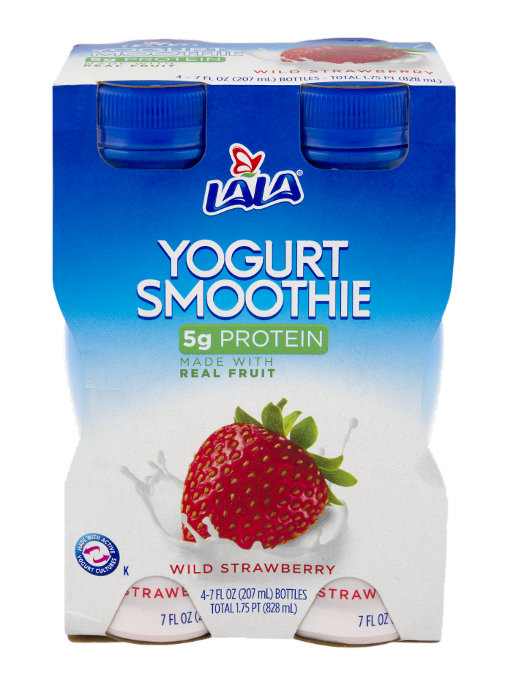 Lala Wild Strawberry Yogurt Smoothie 4-7 Fl. Oz. Bottles