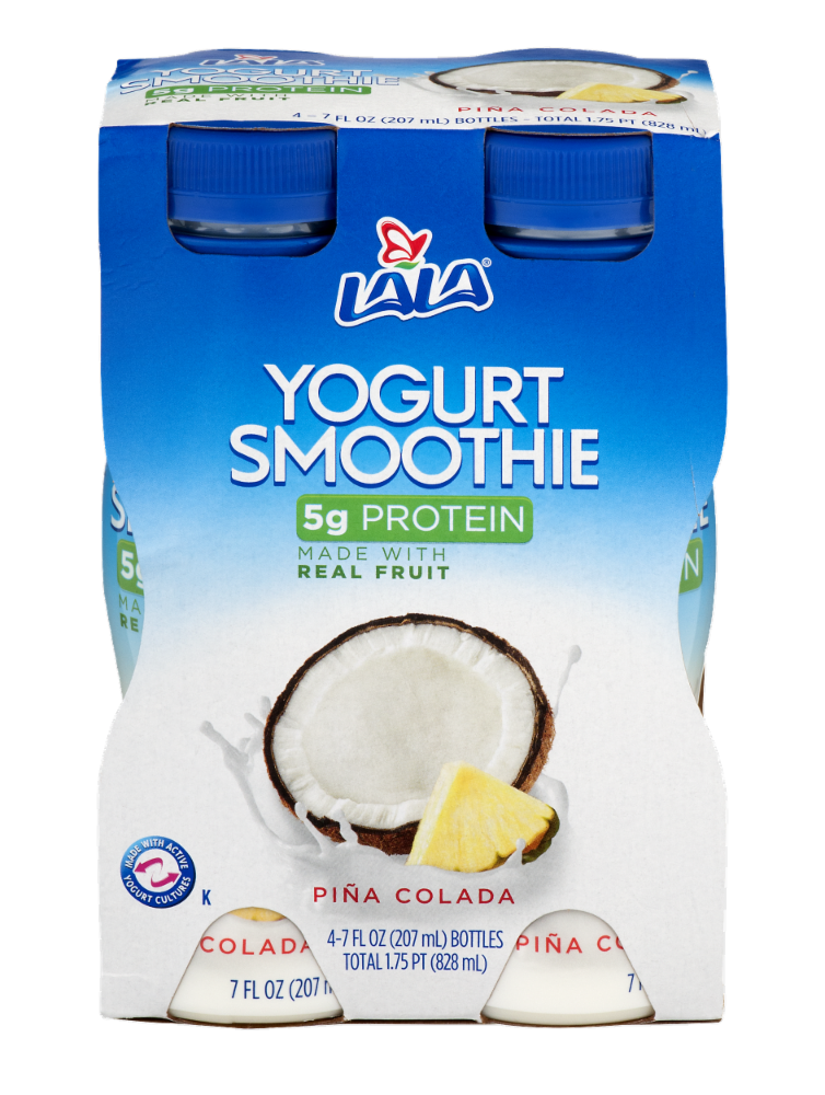 Lala Pina Colada Yogurt Smoothie 4-7 Fl. Oz. Bottles