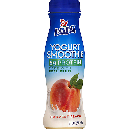 Lala Harvest Peach Yogurt Smoothie 7 Fl. Oz. Bottle