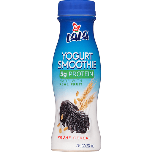 Lala Prune Cereal Yogurt Smoothie 7 Fl. Oz. Bottle