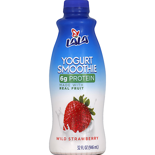 Lala Wild Strawberry Yogurt Smoothie 32 Fl. Oz. Plastic Bottle