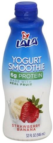 Lala Strawberry Banana Yogurt Smoothie 32 Fl. Oz. Bottle
