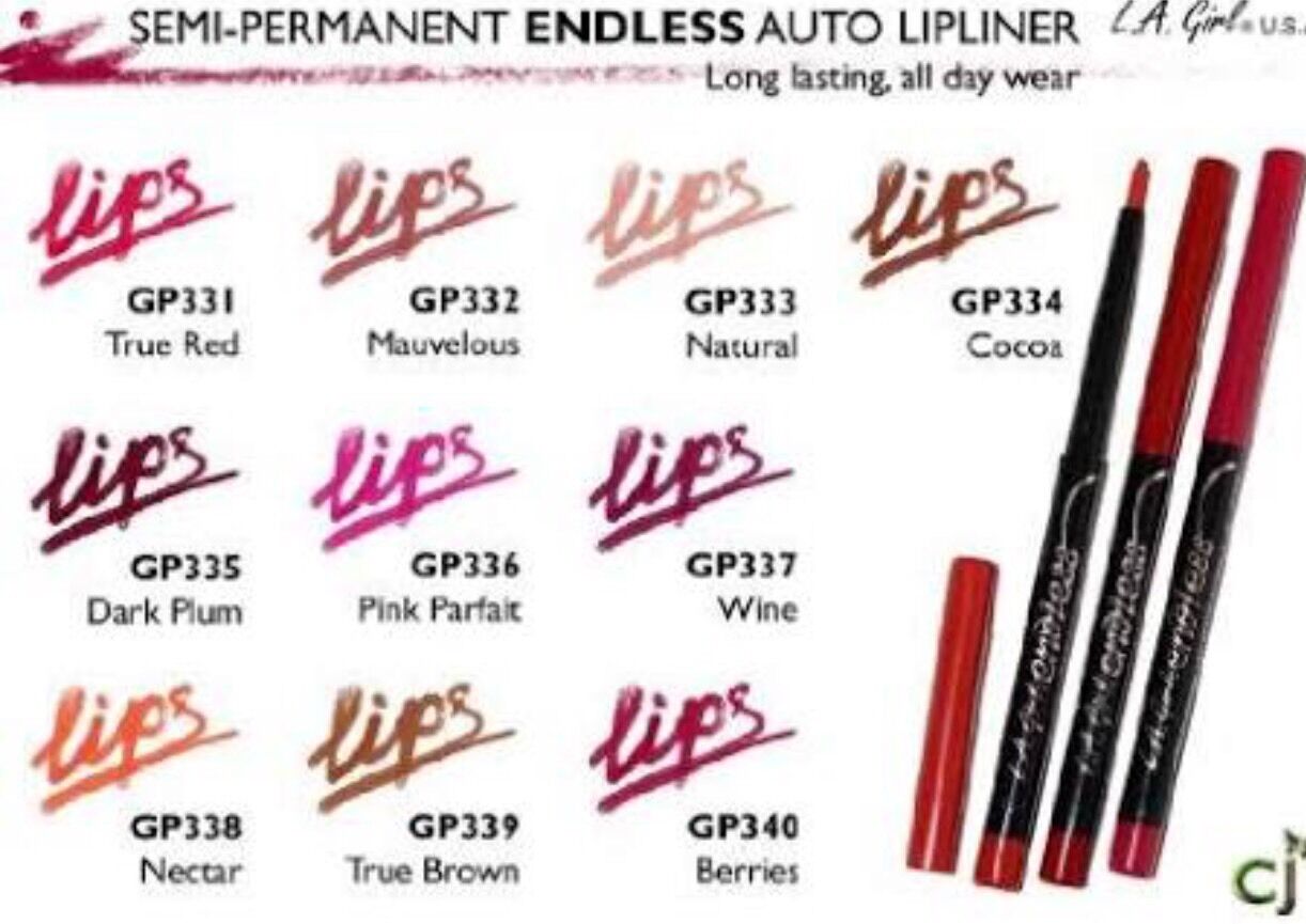 L.A. Girl Endless Auto Lipliner Pencil - Wine ! Made In USA