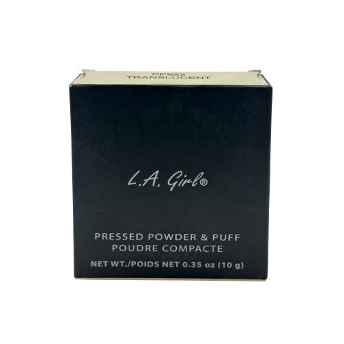 L.A. Girl Pressed Powder & Puff PP922 Translucent 0.35 OZ