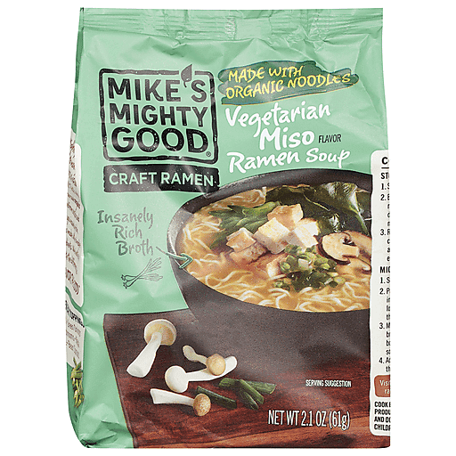 Mike's Mighty Good Soup Ramen Miso Savory, 2.1 Oz