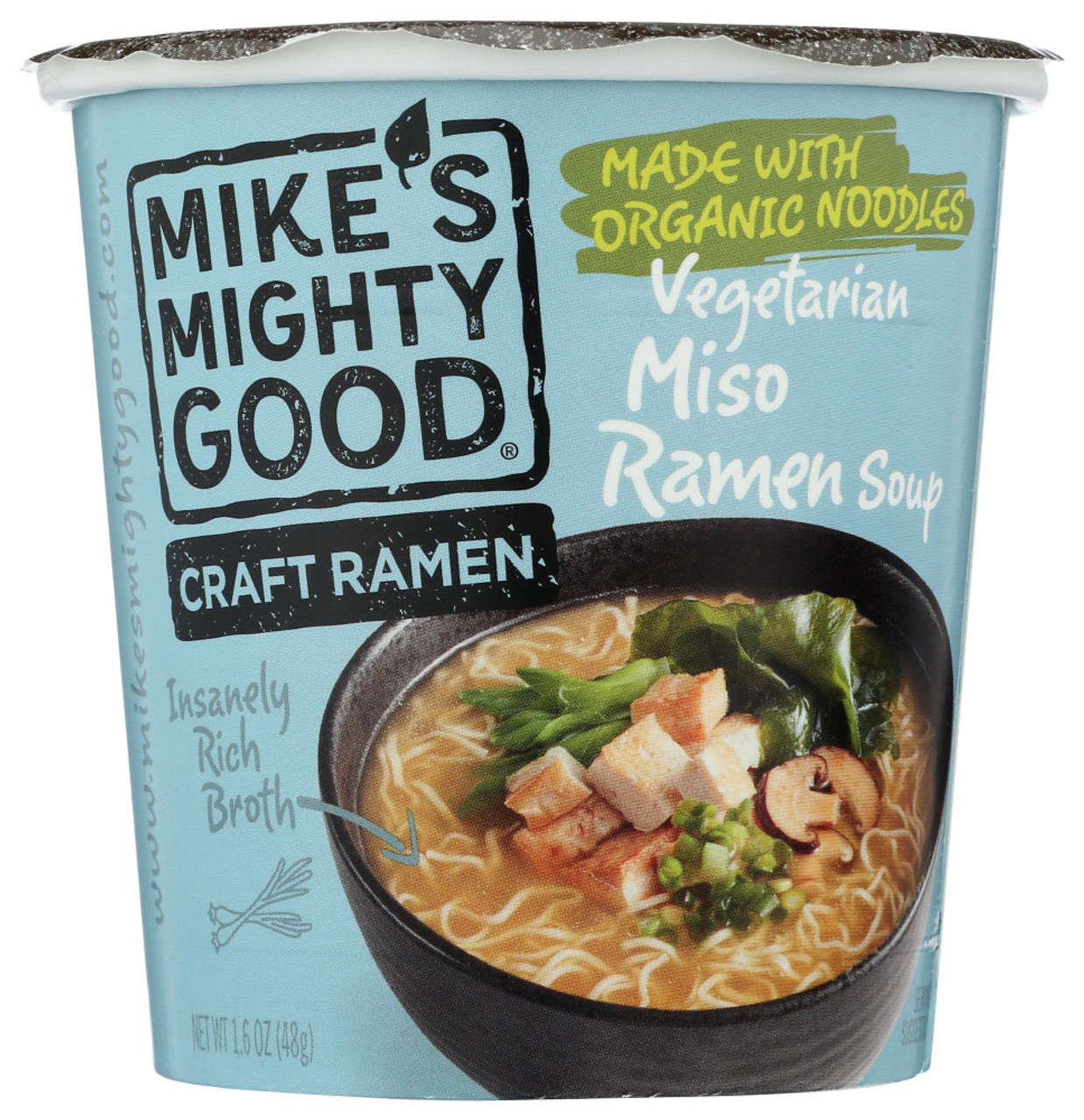 Mike's Mighty Good Ramen Soup, Miso, Vegetarian 1.6 Oz