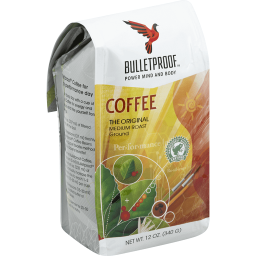 Bulletproof The Original Sweet & Smooth Medium Roast Ground Coffee 340g