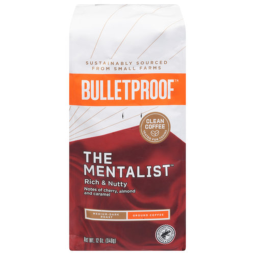 Bulletproof Mentalist Medium Dark Roast Ground Coffee -12oz