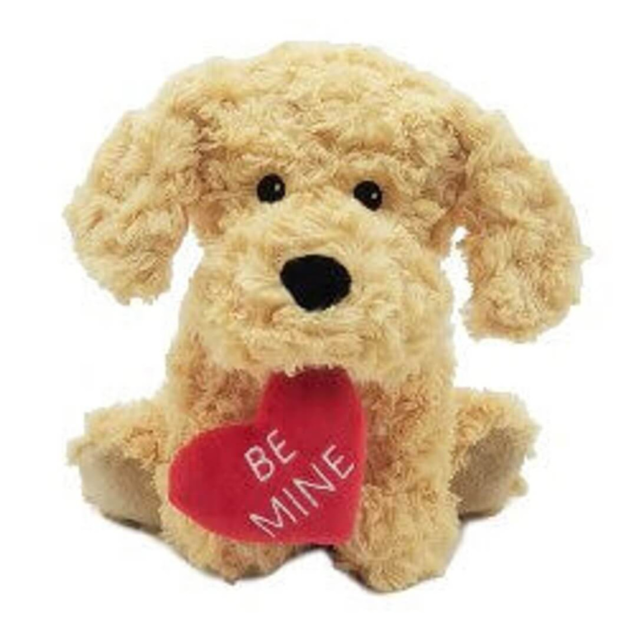 Warmies Be Mine Golden Dog Microwaveable Lavender Scented Stuffed Animal