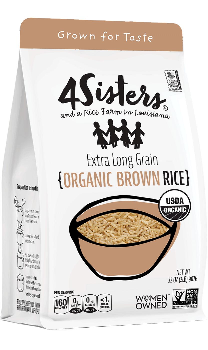 4Sisters 4 Sisters Organic Extra Long Grain Brown Rice 32 Oz