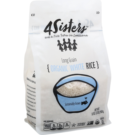 4Sisters 4 Sisters Organic Extra Long Grain White Rice 32 Oz