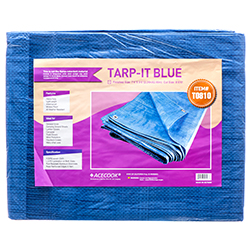 HnF shop 8x10 Ft Blue Tarp Tarpaulin Poly Camping Ground Sheet W/ Grommets