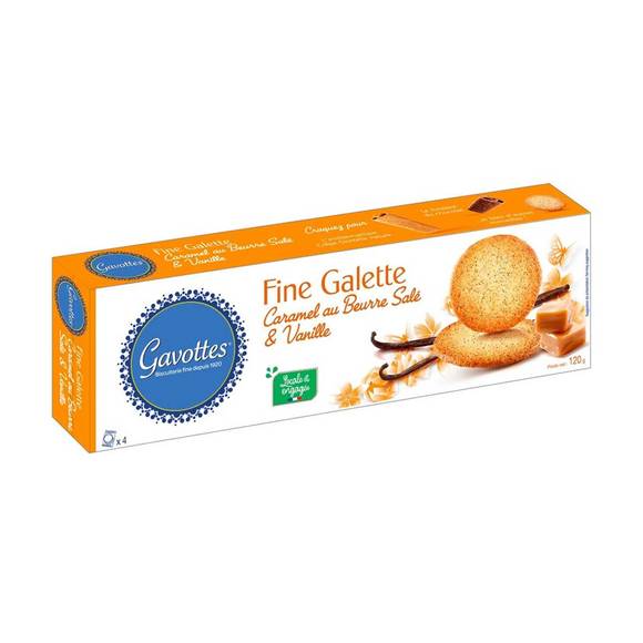 Gavottes French Salted Butter Caramel And Vanilla Galettes