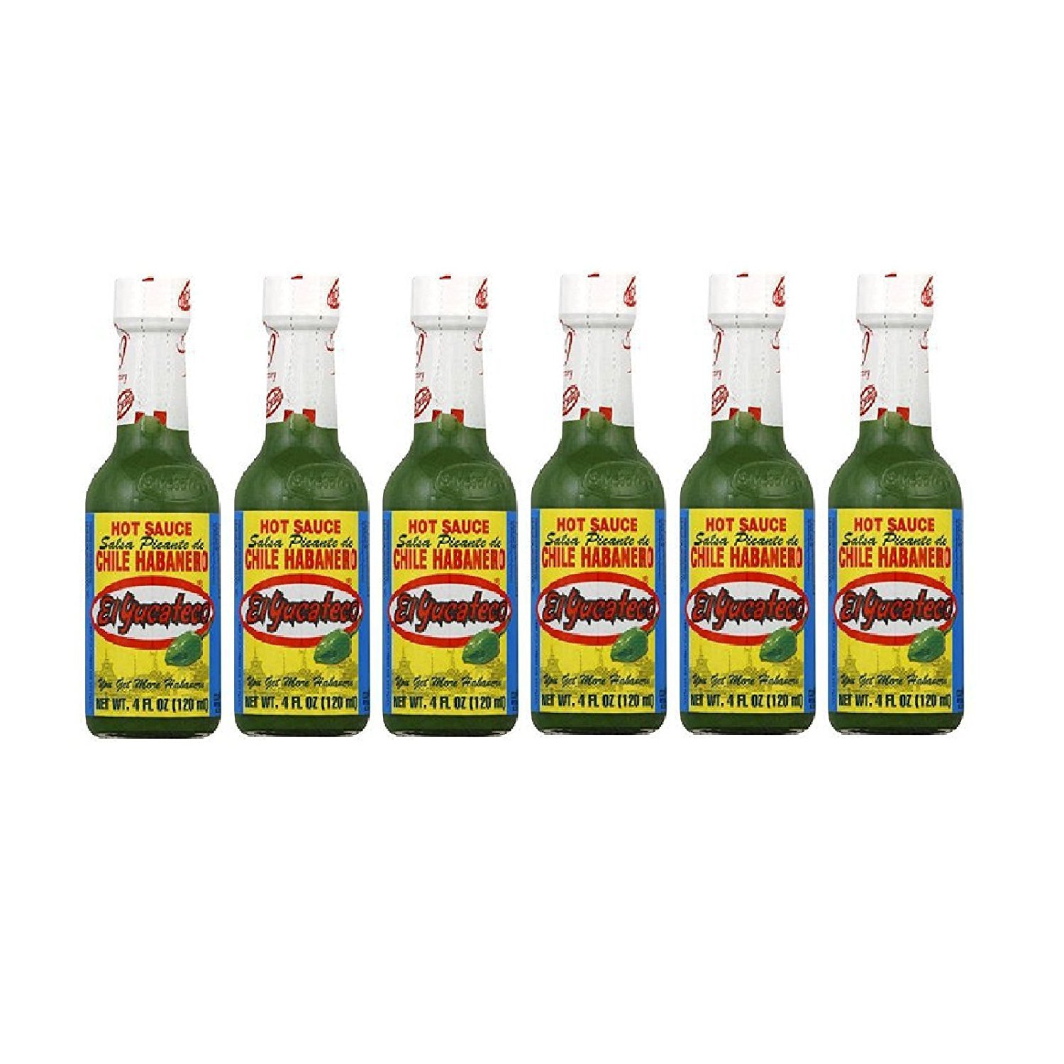 El Yucateco Green Chile Habanero Hot Sauce 4oz