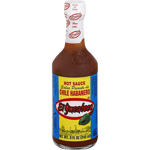 El Yucateco Hot Sauce, Red, Chile Habanero