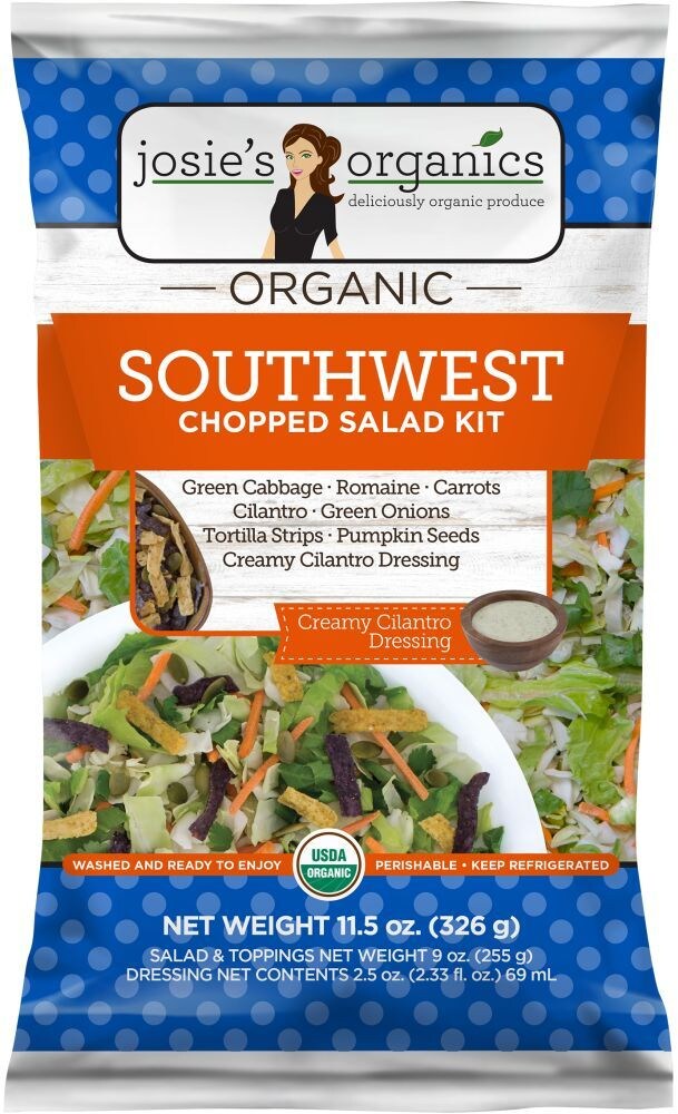Josie's Organics Organic Southwest Chopped Salad Kit