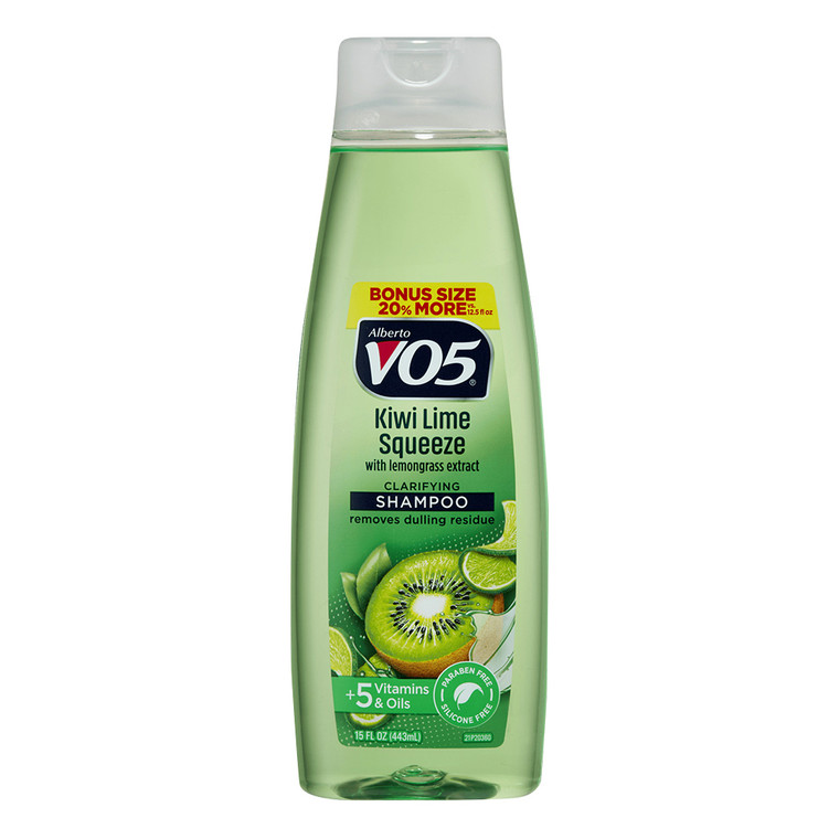 Alberto VO5 Shampoo, Clarifying, Kiwi Lime Squeeze 15 Fl Oz