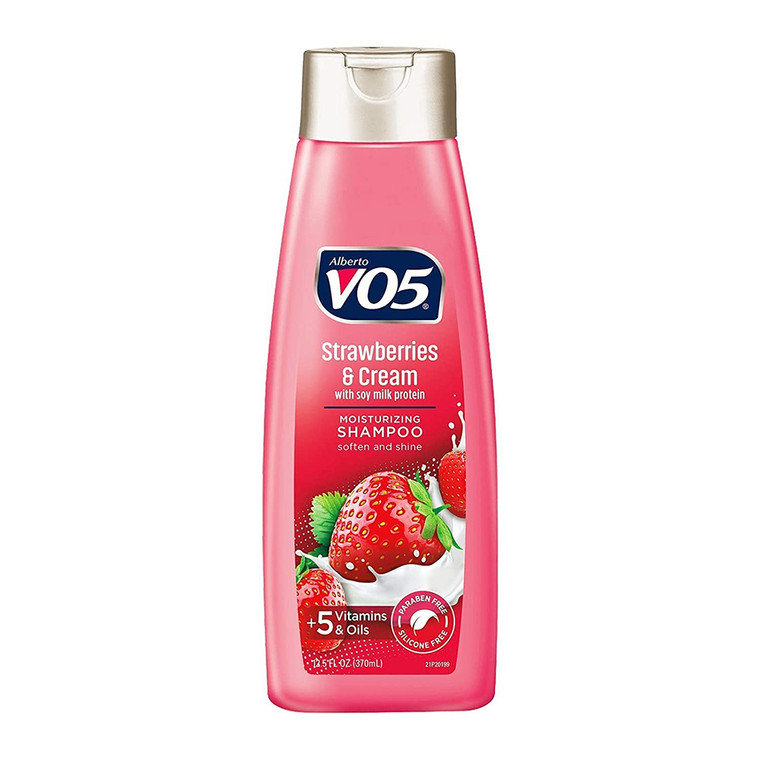 Alberto VO5 Shampoo, Moisturizing, Strawberries & Cream 15 Fl Oz