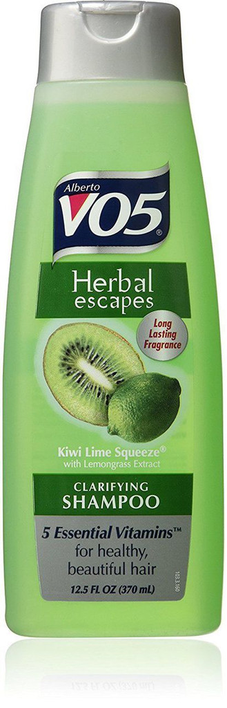 Alberto VO5 Herbal Escapes Kiwi Lime Squeeze Clarifying Shampoo 12.5 Fl. Oz. Bottle