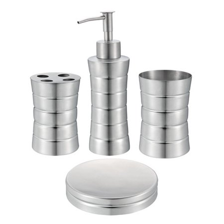 Hopeful Enterprise 4-Piece Bathroom Accessory Set
