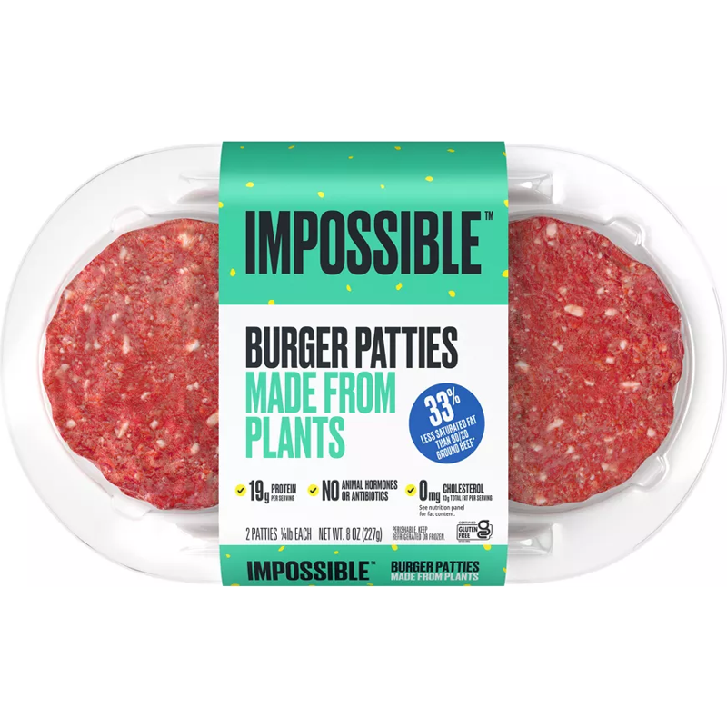 Morning Star Impossible Burger Patties Made From Plants 8oz Pack