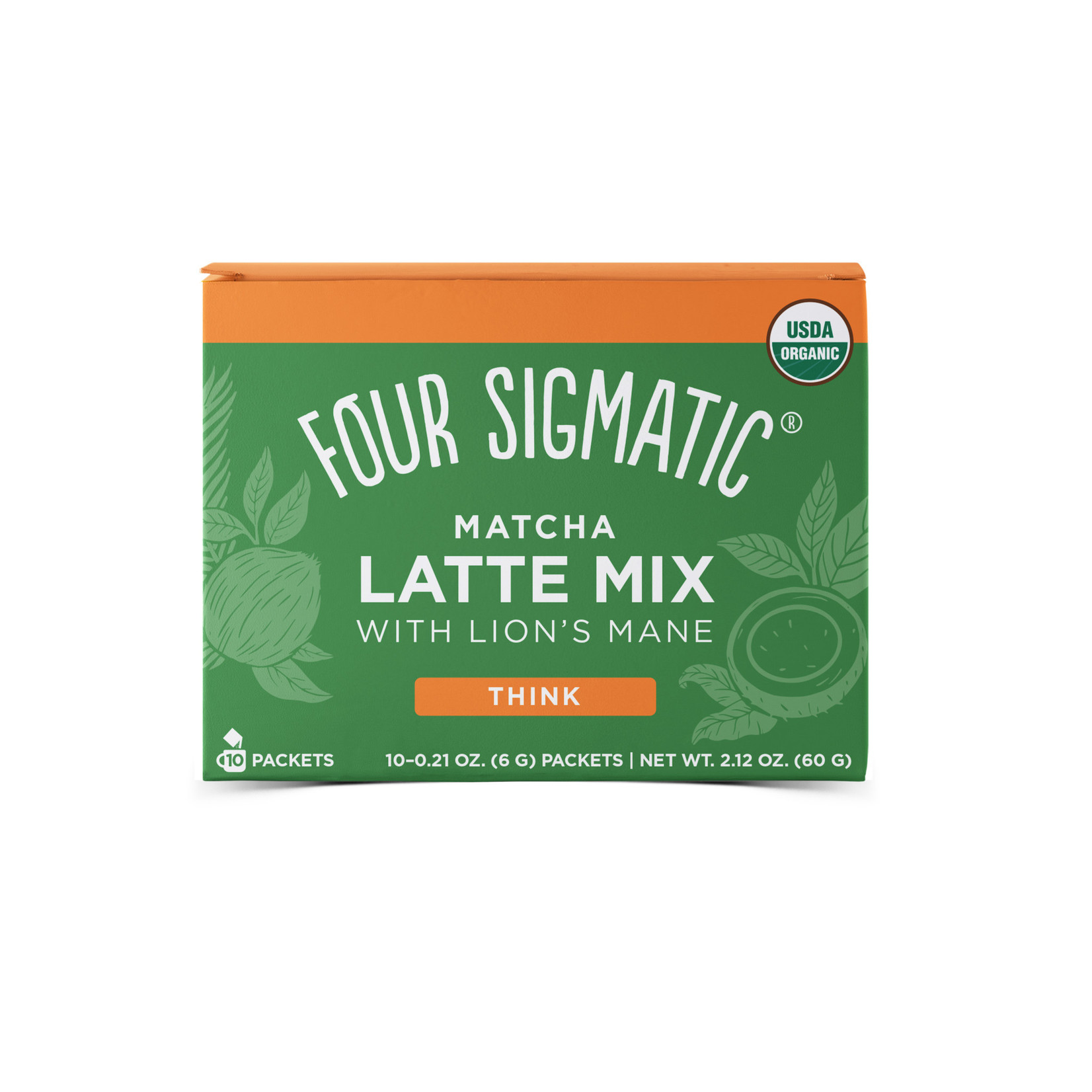 Four Sigmatic Matcha Latte Mix Lion's Mane 10 Packets