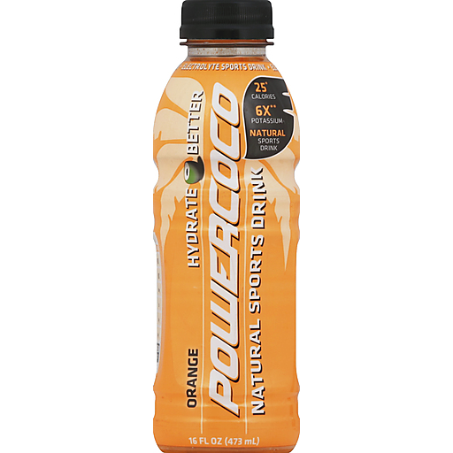 PowerCoco Sports Drink, Coconut Water, Tangerine