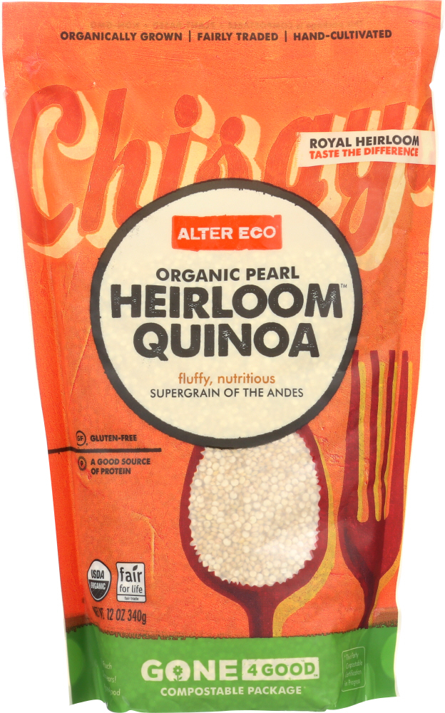 Alter Eco Organic, Pearl Heirloom Quinoa - 12 Oz