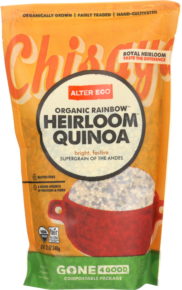Alter Eco Organic Rainbow Heirloom Quinoa, 12 Oz