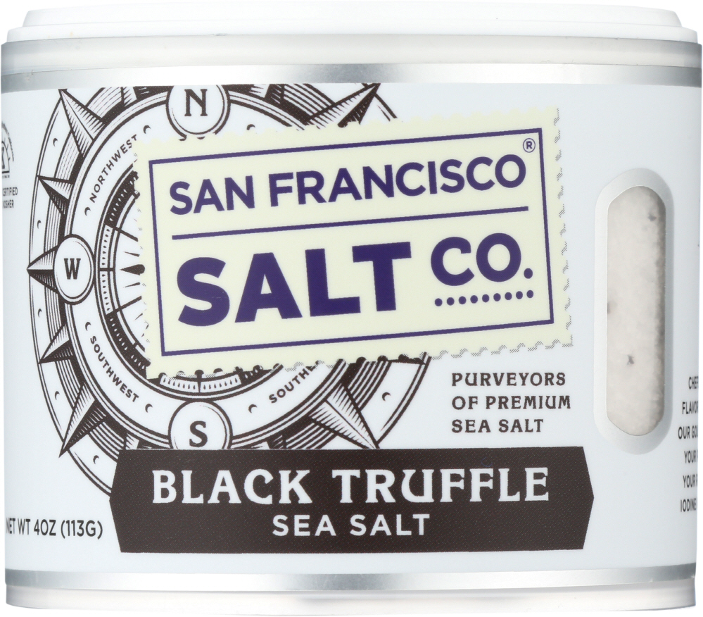 San Francisco Salt Co. Sea Black Truffle, 4 Oz