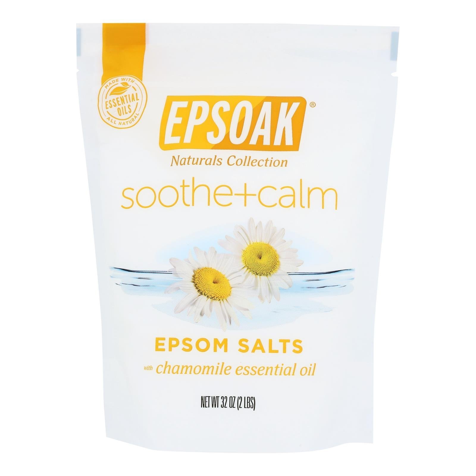 Epsoak Everyday Epsom Salt - 2 Lbs. Soothe + Calm Bath Salts