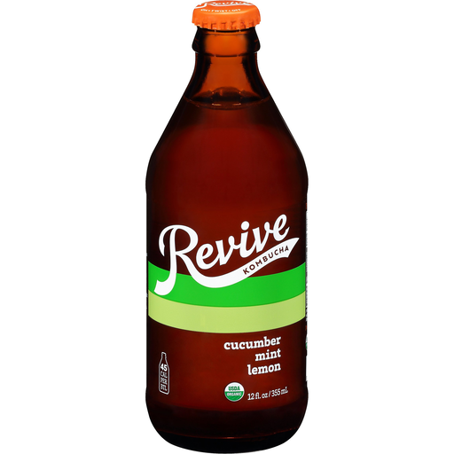 Revive Kombucha, Cucumber Mint Lemon