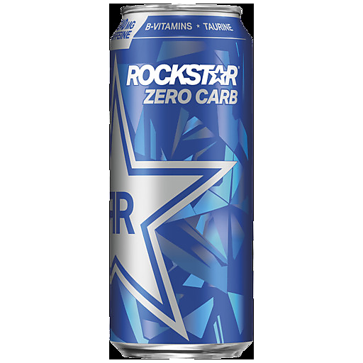 Rockstar Zero Carb Sugar Free Energy Drink 16 Fl Oz Can