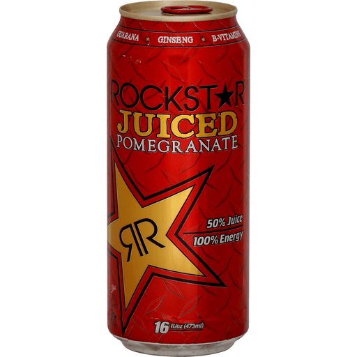 Rockstar Juiced Energy + Juice, Pomegranate