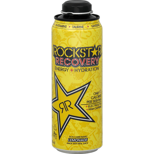 Rockstar Recovery Lemonade, Energy + Hydration