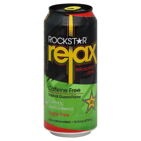 Rockstar Relax Relaxation Drink, Tropical Guava Flavor