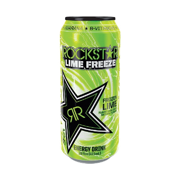 Rockstar Energy Drink, Frozen, Lime Freeze 16 Oz