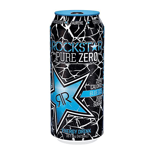 Rockstar Pure Zero Blue Ice 16 Fl Oz Can Single