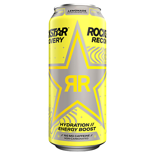 Rockstar Energy Drink, Lemonade, Recovery 16 Fl Oz