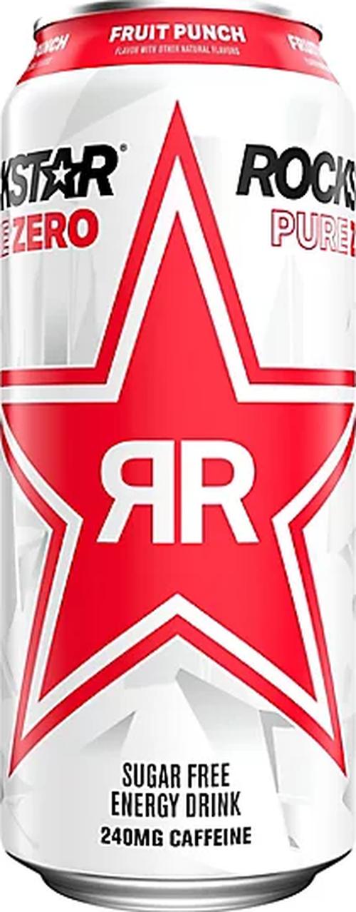 Rockstar Pure Zero Fruit Punch Energy Drink