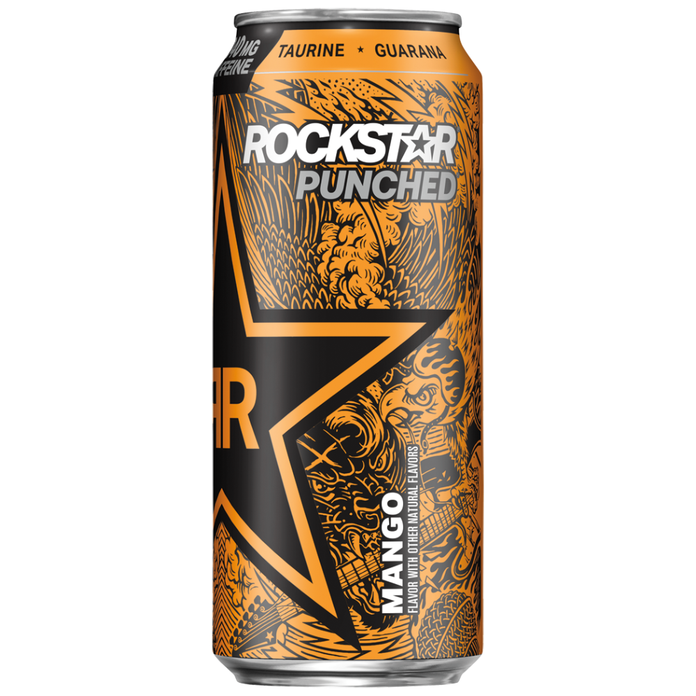 Rockstar Punched Mango Energy Drink