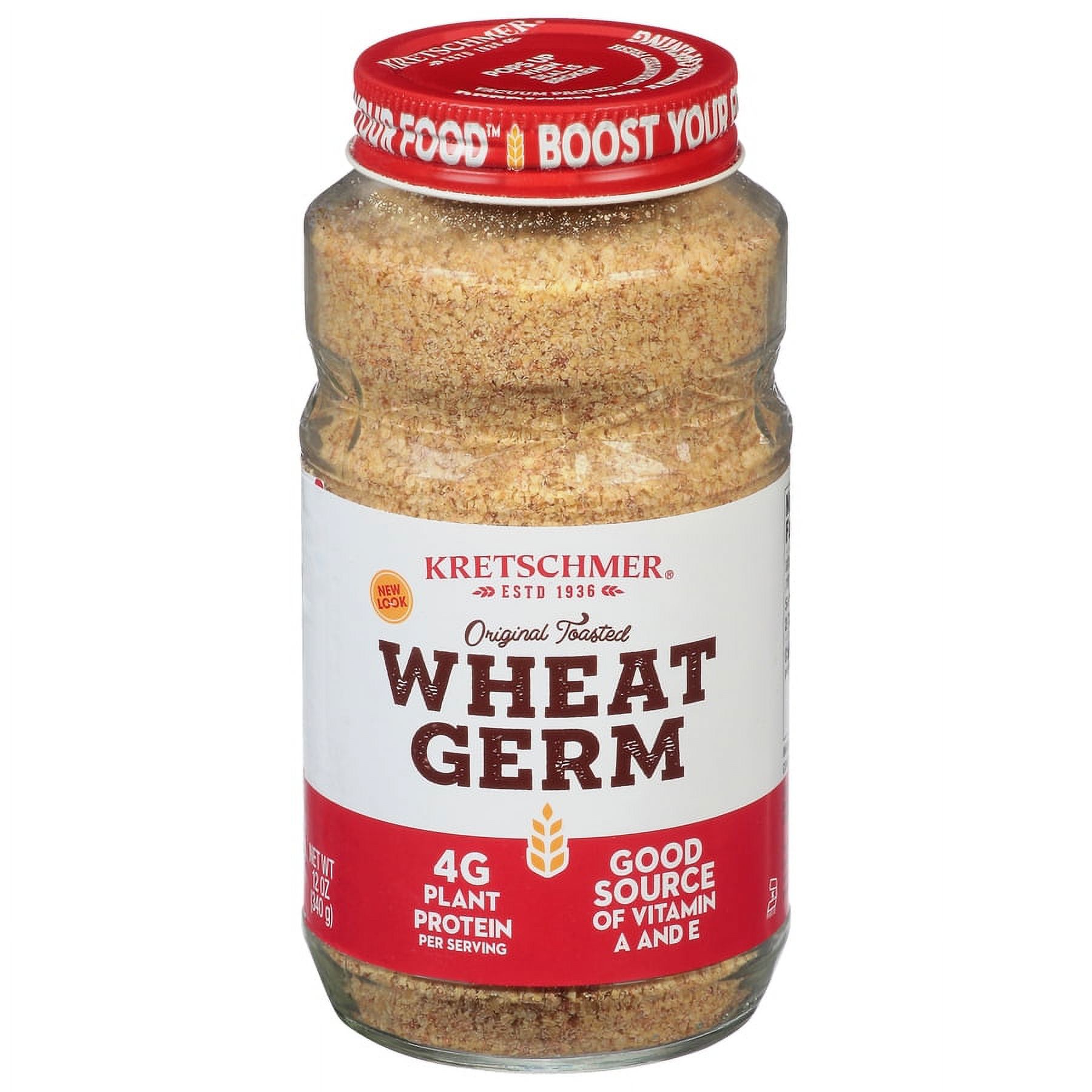 Kretschmer Original Toasted Wheat Germ 12 Oz. Jar